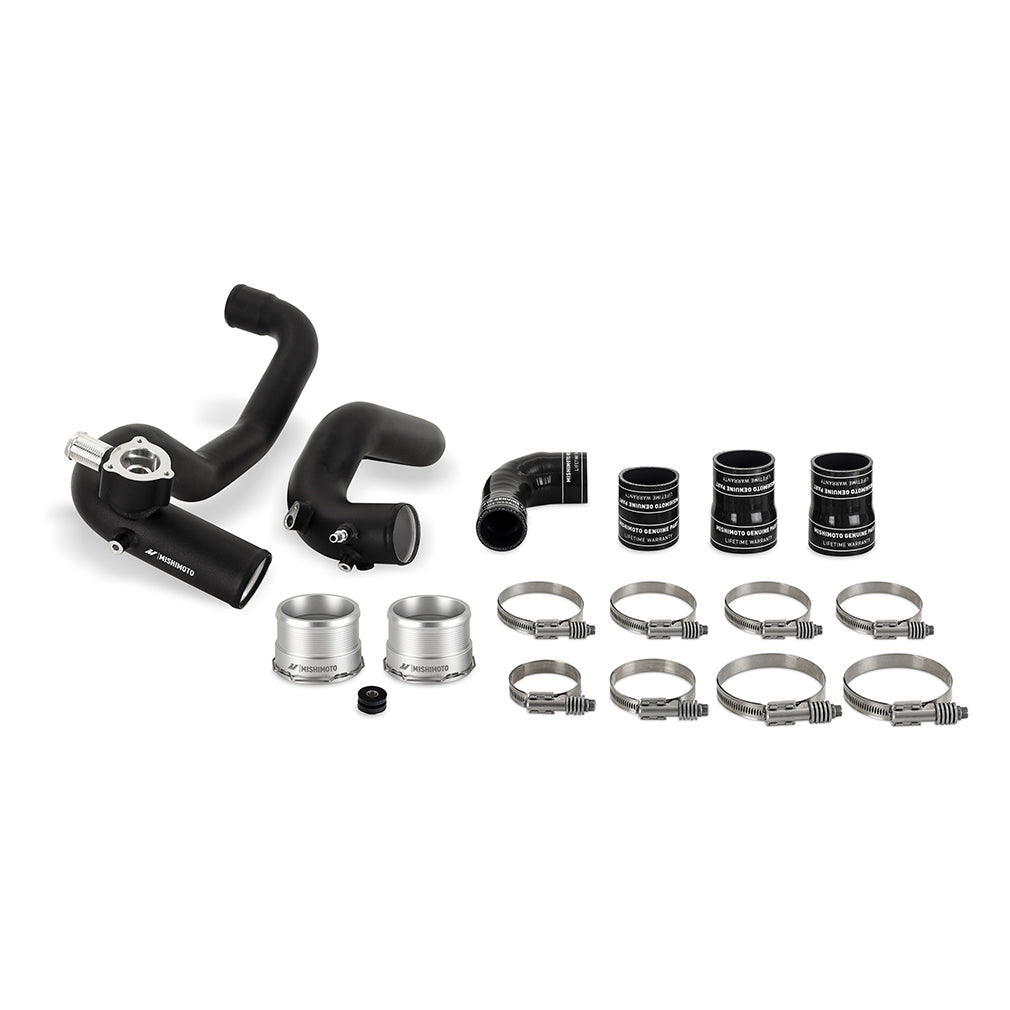 Mishimoto MMICP-BR23-21MWBK Performance Intercooler Pipe Kit Ford Bronco 2.3L 2021+ Micro Wrinkle Black  MMICP-BR23-21MWBK