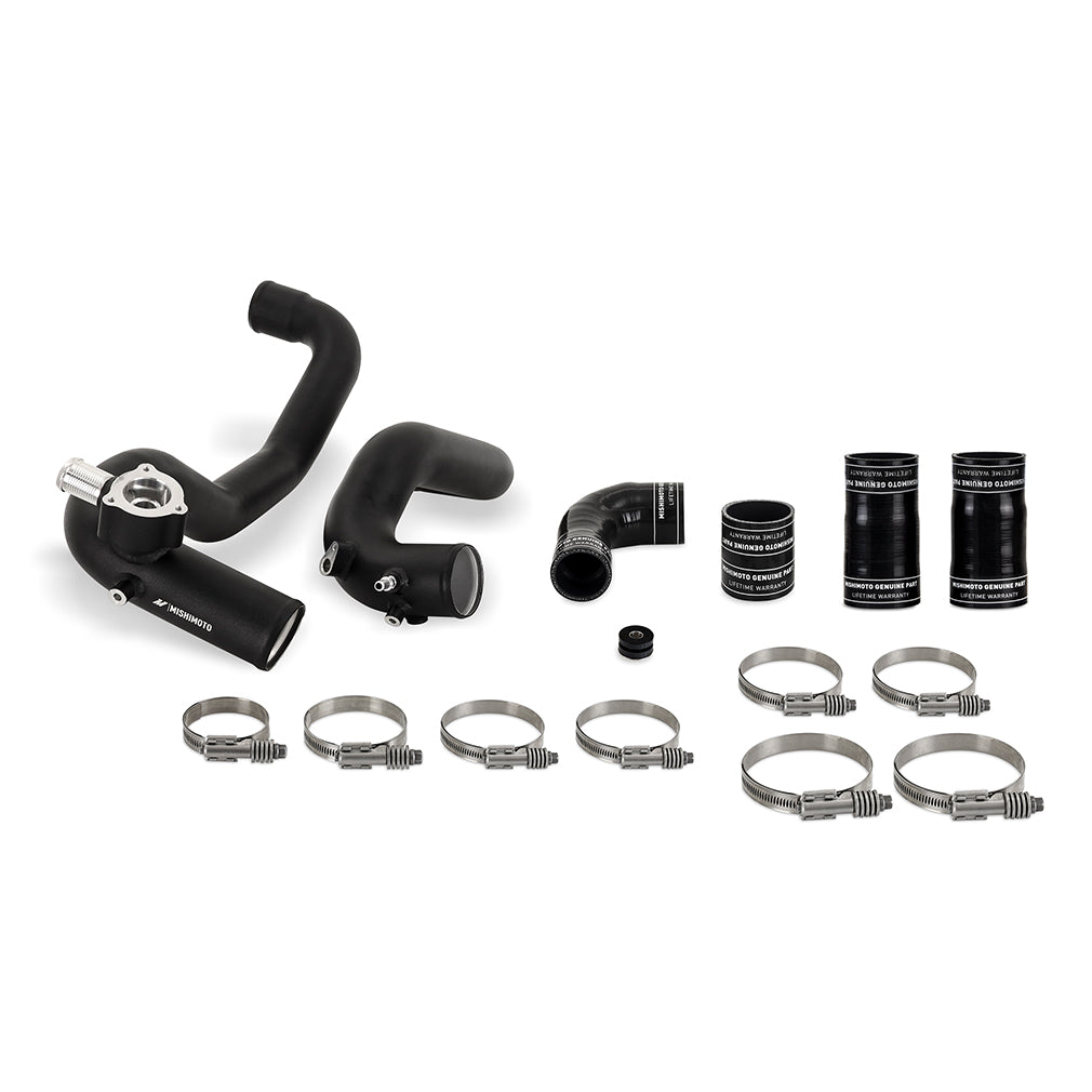 Mishimoto MMICP-BR23-21UHBK High-Mount Intercooler Pipe Upgrade Kit Fits Ford Bronco 2.3L 2021+ Black  MMICP-BR23-21UHBK