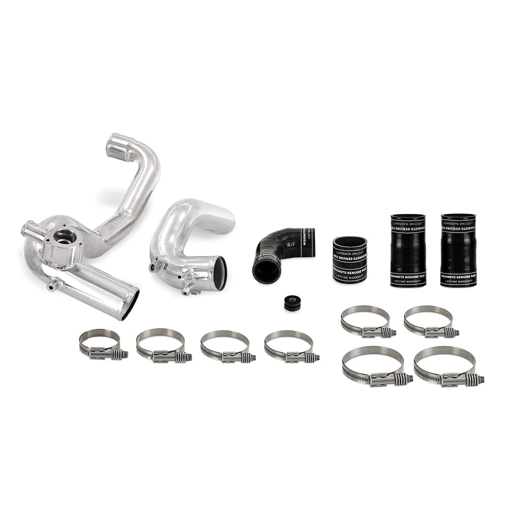 Mishimoto MMICP-BR23-21UHP High-Mount Intercooler Pipe Upgrade Kit Fits Ford Bronco 2.3L 2021+ Polished  MMICP-BR23-21UHP