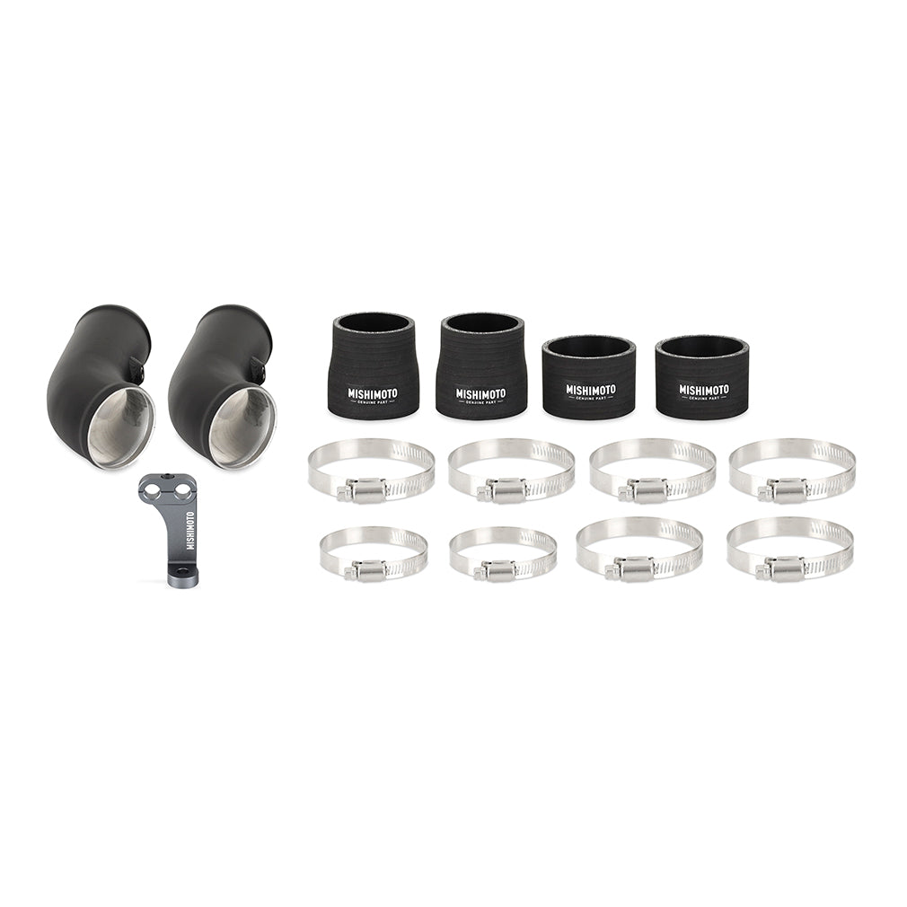 Mishimoto MMICP-F10-12MWBK Mishimoto Charge Pipes Fits BMW F1X M5/M6 2012-2018 Micro Wrinkle Black  MMICP-F10-12MWBK