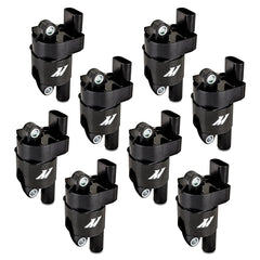 Mishimoto MMIG-LSRD-0708 Ignition Coil Fits GM LS2/LS3/LS4/LS7/LS9 (Round) Set of 8  MMIG-LSRD-0708