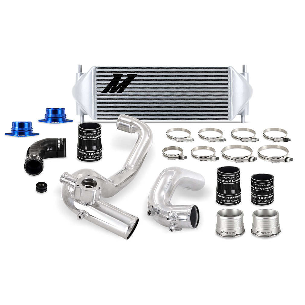 Mishimoto MMINT-BR23-21KPSL Performance Intercooler Kit Ford Bronco 2.3L '21+ Silver IC Polished IC Pipes  MMINT-BR23-21KPSL