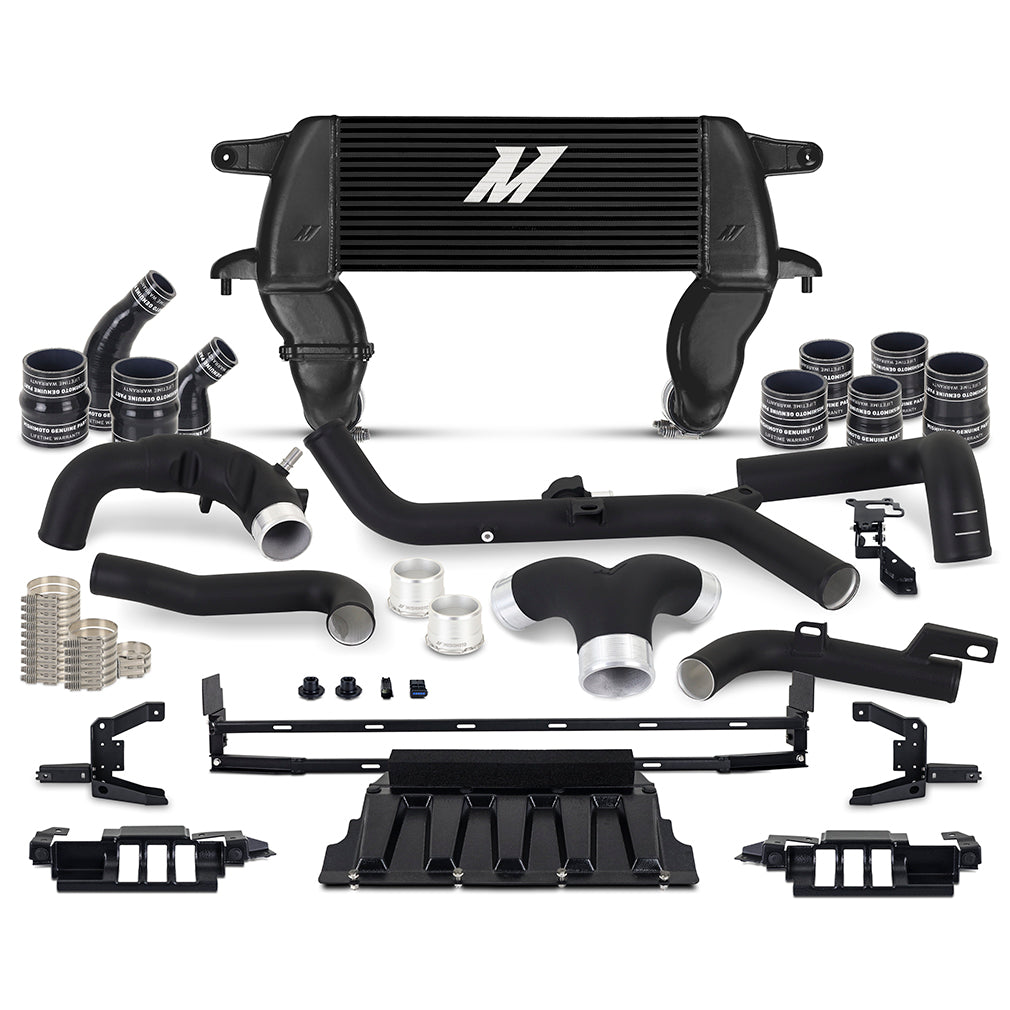 Mishimoto MMINT-BR27-21HKBKBK High-mount Intercooler Kit fits 2021+ Ford Bronco 2.7L Black Intercooler  MMINT-BR27-21HKBKBK