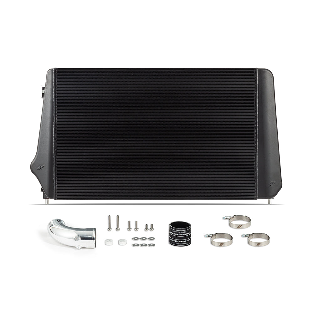 Mishimoto MMINT-DMAX-17BK Performance Intercooler fits Chevrolet/GMC 6.6L Duramax L5P 2017-2019 Black  MMINT-DMAX-17BK