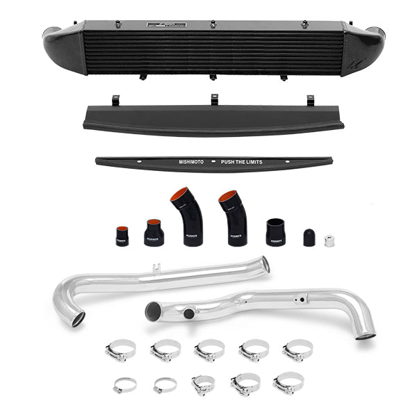 Mishimoto MMINT-FIST-14KPBK Ford Fiesta ST Intercooler Kit 2014-2019 Polished Pipes Black Cooler  MMINT-FIST-14KPBK