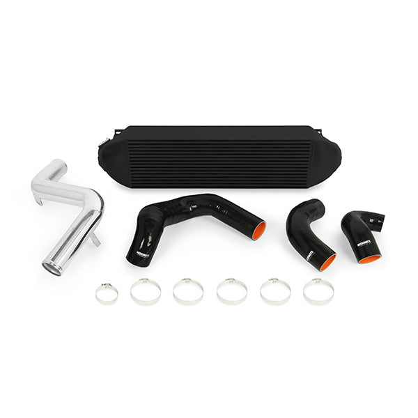 Mishimoto MMINT-FOST-13KPBK Ford Focus ST Intercooler Kit 2013-2018 Black Cooler Polished Pipes  MMINT-FOST-13KPBK