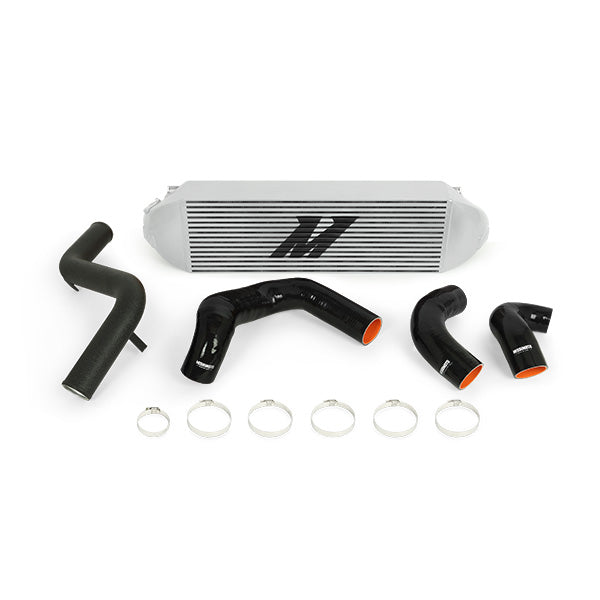 Mishimoto MMINT-FOST-13KBSL Ford Focus ST Intercooler Kit 2013-2018 Silver Cooler Black Pipes  MMINT-FOST-13KBSL
