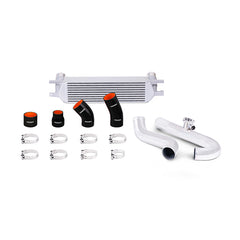 Mishimoto MMINT-MUS4-15KPSL Ford Mustang EcoBoost Intercooler Kit 2015-2023 Silver w/ Polished Pipe  MMINT-MUS4-15KPSL