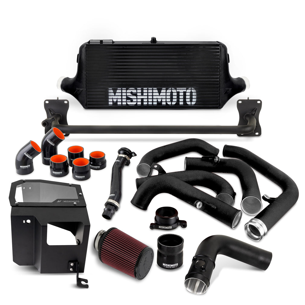 Mishimoto MMINT-WRX-22AIBKBK Performance Front-Mount Intercooler Kit w/ Intake Fits Subaru WRX 2022+  MMINT-WRX-22AIBKBK