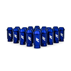Mishimoto MMLG-125-20LBL Mishimoto Aluminum Locking Lug Nuts M12x1.25 20pc Set Blue  MMLG-125-20LBL