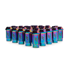 DISCONTINUED - Mishimoto MMLG-15-27LNC Mishimoto Aluminum Locking Lug Nuts M12 X 1.5 Ford Bronco 2021+ Neo Chrome  MMLG-15-27LNC