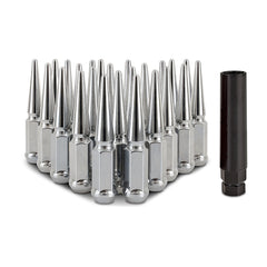Mishimoto MMLG-SP1215-24CH Mishimoto Spiked Lug Nuts M12x1.5 24-PC Set  MMLG-SP1215-24CH
