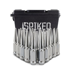 Mishimoto MMLG-SP1215-24CH Mishimoto Spiked Lug Nuts M12x1.5 24-PC Set  MMLG-SP1215-24CH