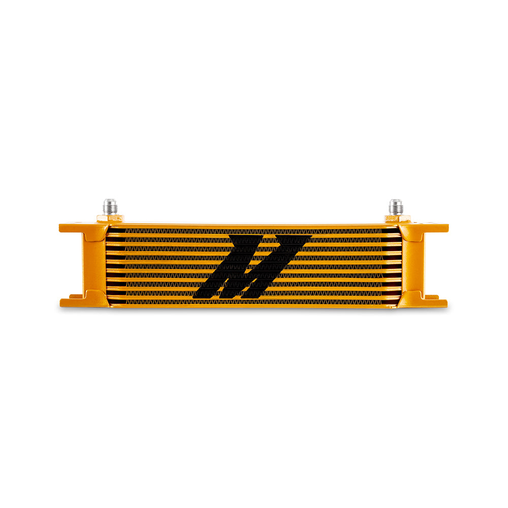 Mishimoto MMOC-10-6GD Universal 10-Row Oil Cooler -6AN Gold  MMOC-10-6GD