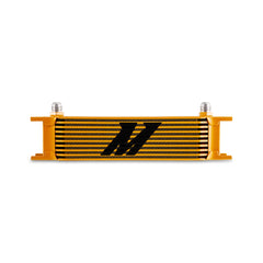 Mishimoto MMOC-10-8GD Universal 10-Row Oil Cooler -8AN Gold  MMOC-10-8GD
