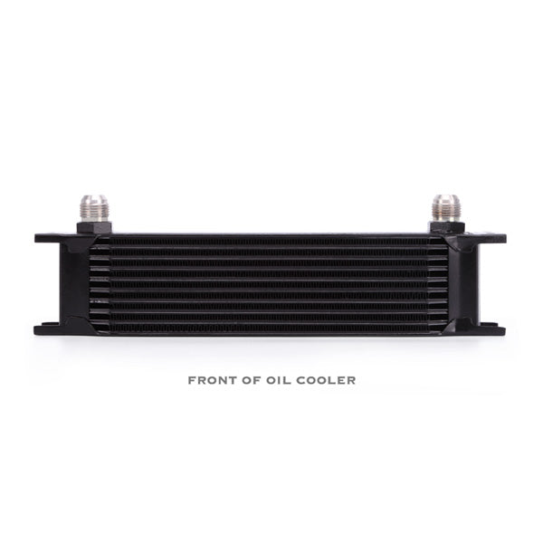 Mishimoto MMOC-10BK Universal 10 Row Oil Cooler Black  MMOC-10BK