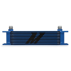 Mishimoto MMOC-10BL Universal 10-Row Oil Cooler Blue  MMOC-10BL