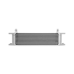 Mishimoto MMOC-10-8SL Universal 10-Row Oil Cooler -8AN Silver  MMOC-10-8SL