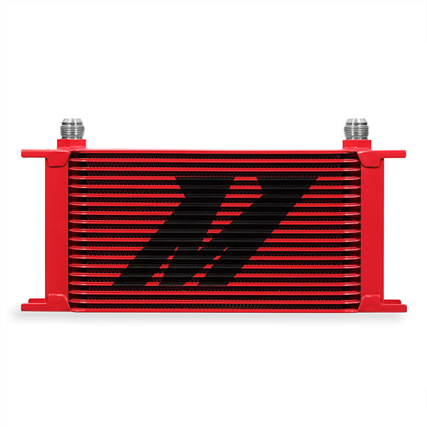 Mishimoto MMOC-19RD Universal 19-Row Oil Cooler Red  MMOC-19RD
