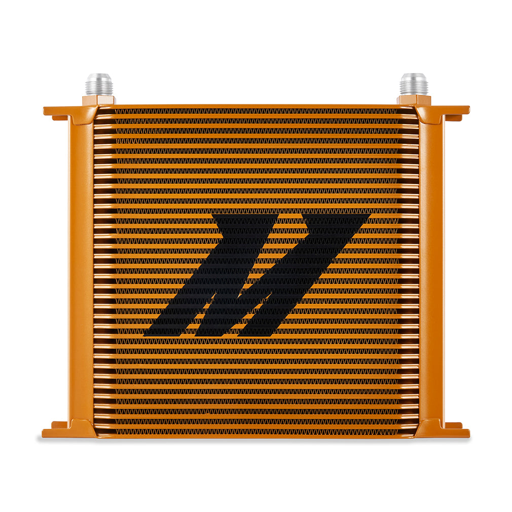 Mishimoto MMOC-34GD Universal 34-Row Oil Cooler Gold  MMOC-34GD