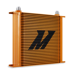Mishimoto MMOC-34GD Universal 34-Row Oil Cooler Gold  MMOC-34GD