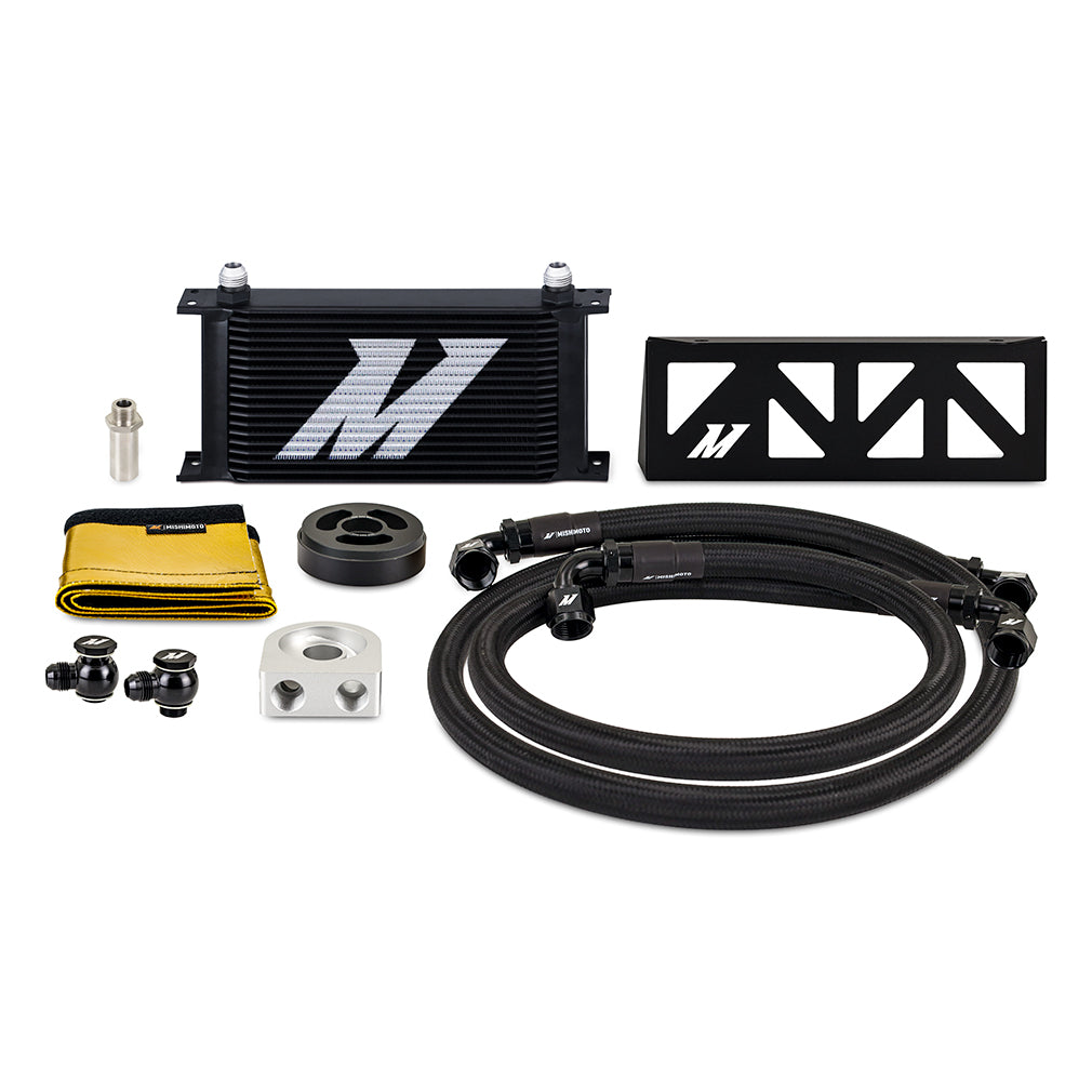 Mishimoto MMOC-BRZ-22NTBK Oil Cooler Fits Subaru BRZ/Toyota GR86 2022+ Non-Thermostatic Black Cooler  MMOC-BRZ-22NTBK