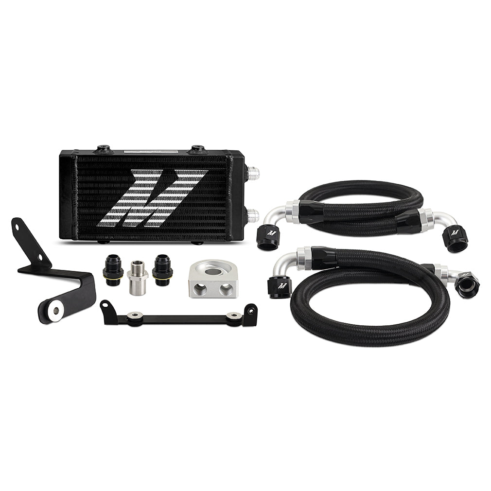 Mishimoto MMOC-GRC-23NTBK Oil Cooler Kit Fits Toyota GR Corolla 2023+ Non-Thermostatic Black Cooler  MMOC-GRC-23NTBK