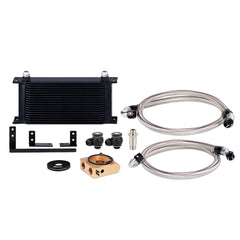 Mishimoto MMOC-MIA-19TBK Thermostatic Oil Cooler Kit fits 2019+ Mazda Miata ND2 Black  MMOC-MIA-19TBK