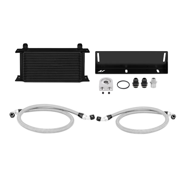 Mishimoto MMOC-MUS-79BK Ford Mustang 5.0L Oil Cooler Kit Black  MMOC-MUS-79BK