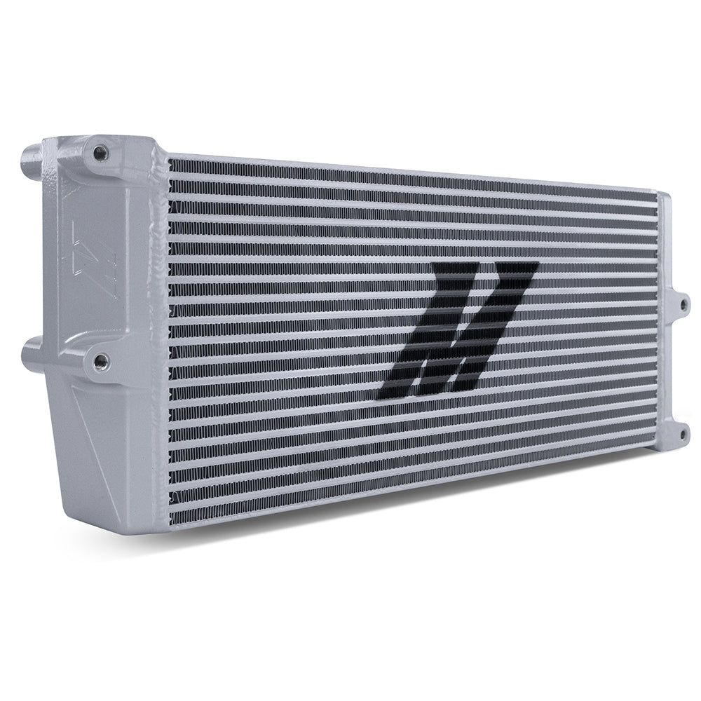 Mishimoto MMOC-OO-17SL Universal Heavy-Duty Bar-and-Plate Oil Cooler 17in Core Opposite-Side Outlets  MMOC-OO-17SL
