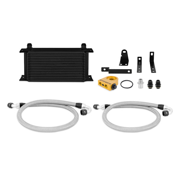 Mishimoto MMOC-S2K-00TBK 2000-2009 Honda S2000 Thermostatic Oil Cooler Kit Black  MMOC-S2K-00TBK