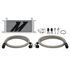Mishimoto MMOC-U16SL Universal Oil Cooler Kit 16-Row Silver  MMOC-U16SL