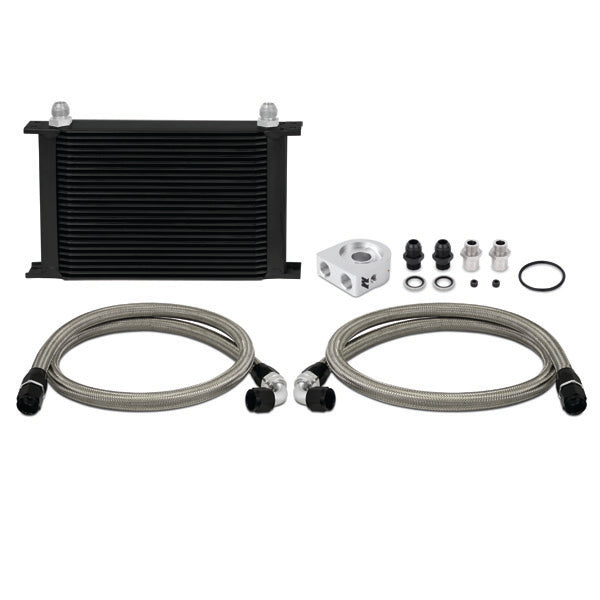 Mishimoto MMOC-UHBK Universal Oil Cooler Kit Black 25 Row  MMOC-UHBK