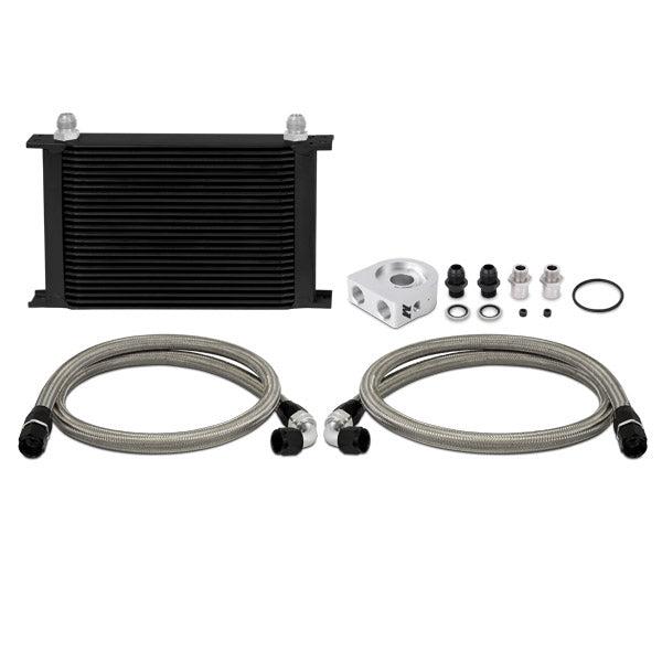 Mishimoto MMOC-ULBK Universal 19 Row Oil Cooler Kit Black  MMOC-ULBK