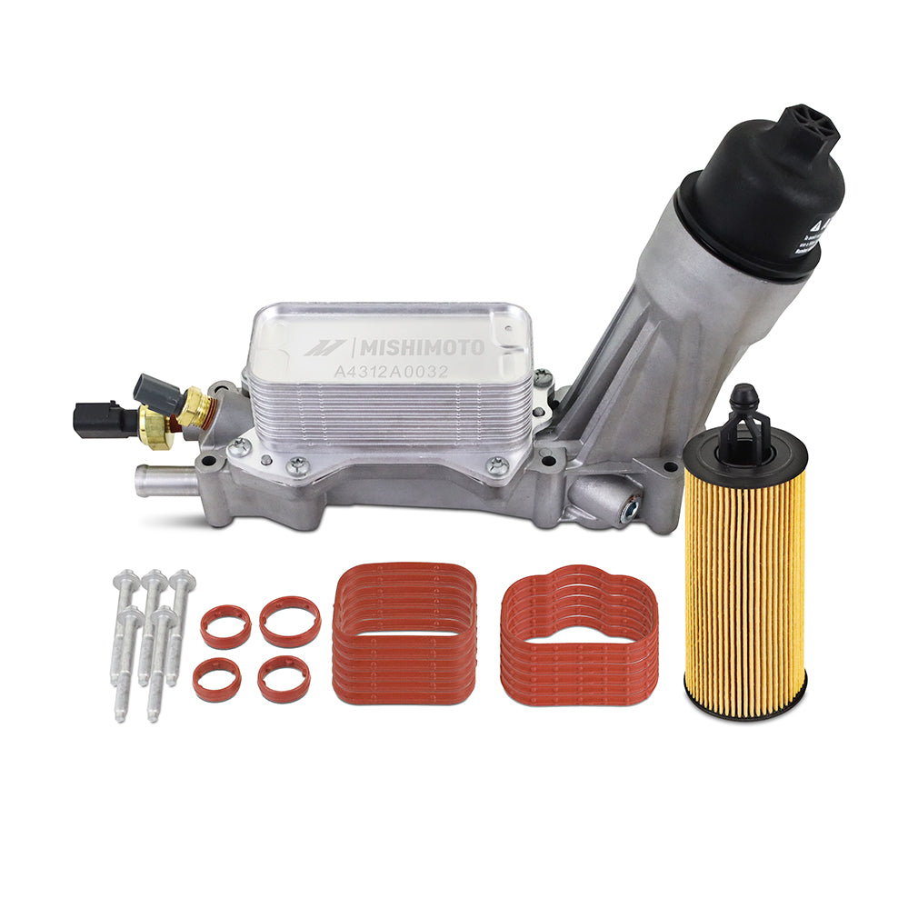 Mishimoto MMOFH-JK-12 Aluminum Oil Filter Housing Kit Fits 3.6L/3.2L Pentastar 2011-2017  MMOFH-JK-12