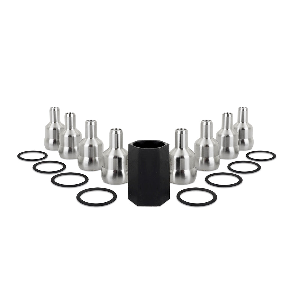 Mishimoto MMOR-F2D-03 High-Pressure Oil Rail Ball Tube Set fits 2004.5-2007 Ford 6.0L Powerstroke  MMOR-F2D-03