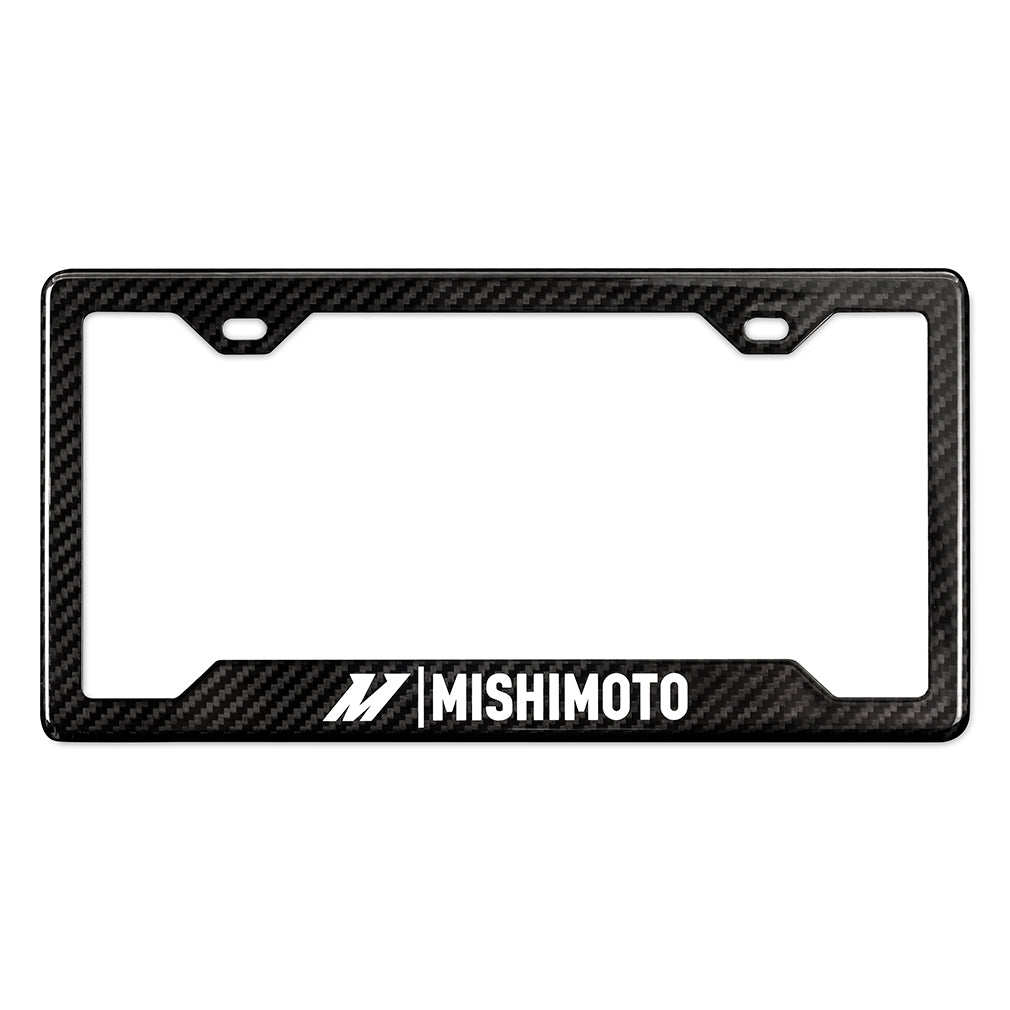 Mishimoto MMPROMO-FRAME-CF-G Carbon Fiber License Plate Frame Gloss Carbon Fiber  MMPROMO-FRAME-CF-G