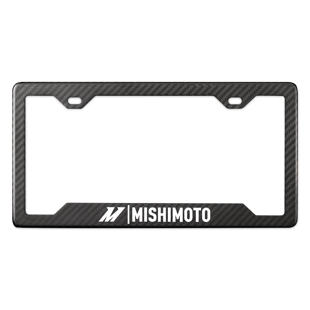 Mishimoto MMPROMO-FRAME-CF-M Carbon Fiber License Plate Frame Matte Carbon Fiber  MMPROMO-FRAME-CF-M