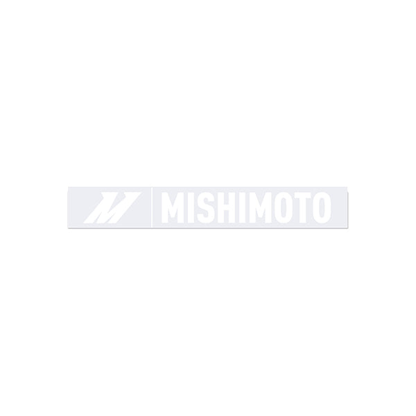Mishimoto MMPROMO-STK-SSM Small Silver Mishimoto Decal 1.5 x 10  MMPROMO-STK-SSM