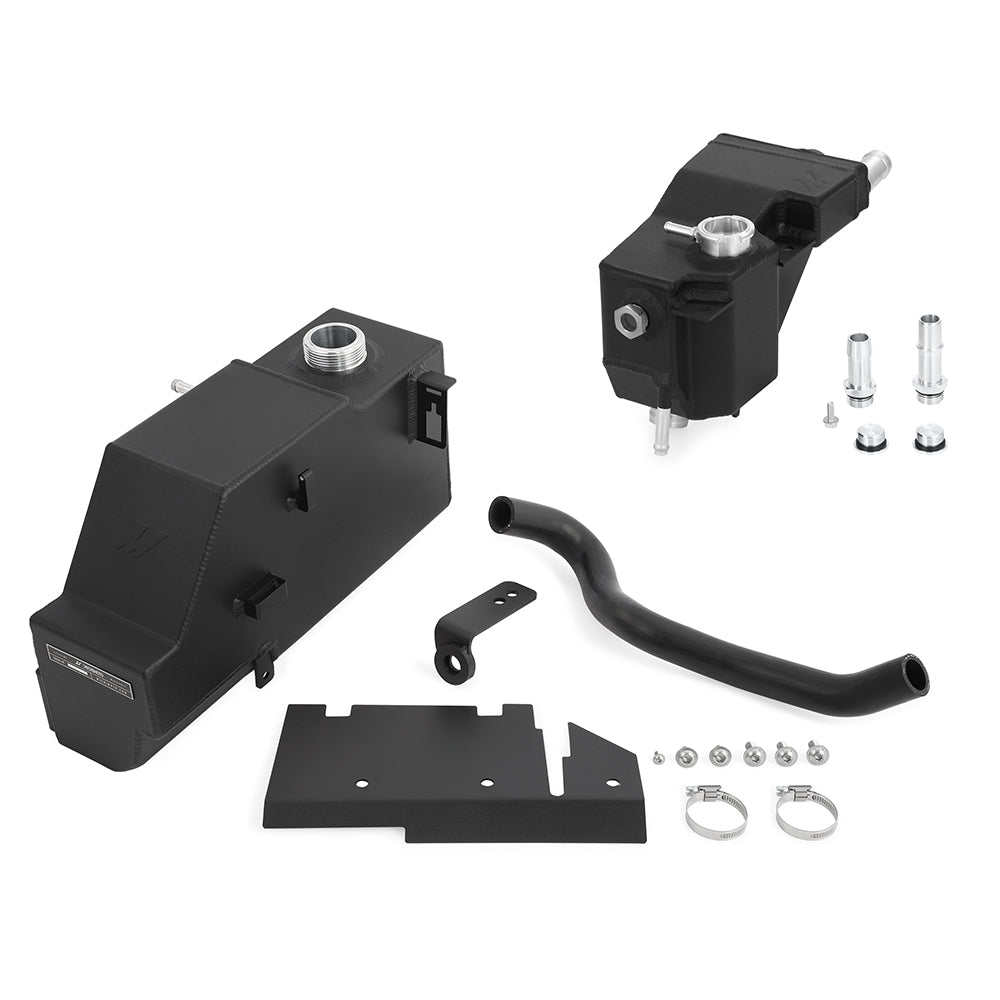 Mishimoto MMRT-F2D-11KMWBK Degas Tank Kit Fits 2011-2019 Ford 6.7L Powerstroke Micro-Wrinkle Black  MMRT-F2D-11KMWBK