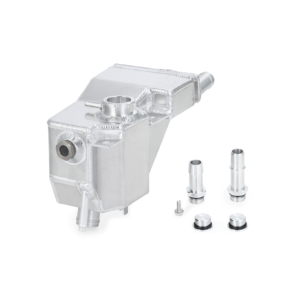 Mishimoto MMRT-F2D-11SN Aluminum Secondary Degas Tank Fits 2011+ Ford 6.7L Powerstroke Natural  MMRT-F2D-11SN