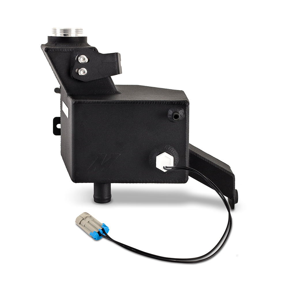 Mishimoto MMRT-RAM-13MWBK Aluminum Degas Tank Fits Ram 6.7L Cummins 2013-2018 Micro-Wrinkle Black  MMRT-RAM-13MWBK