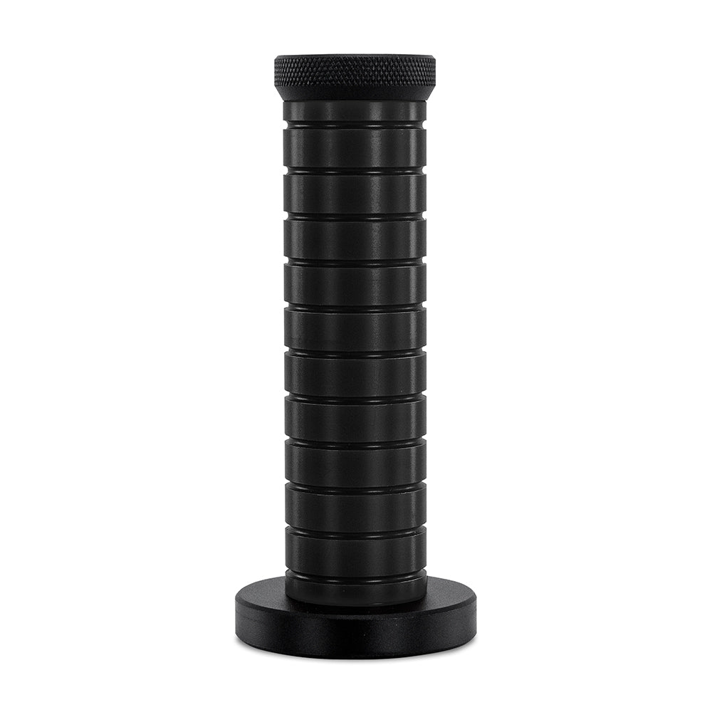 Mishimoto MMSK-BMXBKBK Grip Shift Knob Black Grip Black Top and Bottom  MMSK-BMXBKBK