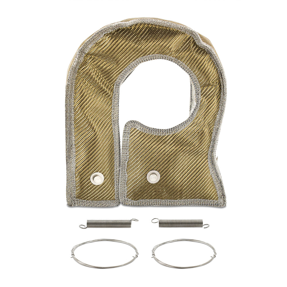 Mishimoto MMTB-DMAX-01 Titanium Turbo Blanket Fits Chevrolet/GMC 6.6L Duramax 2001-2004  MMTB-DMAX-01
