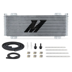 Mishimoto MMTC-SP-13SL 13-Row Stacked Plate Transmission Cooler Powder Coat 22.85in X 7.10in X 1.25in  MMTC-SP-13SL