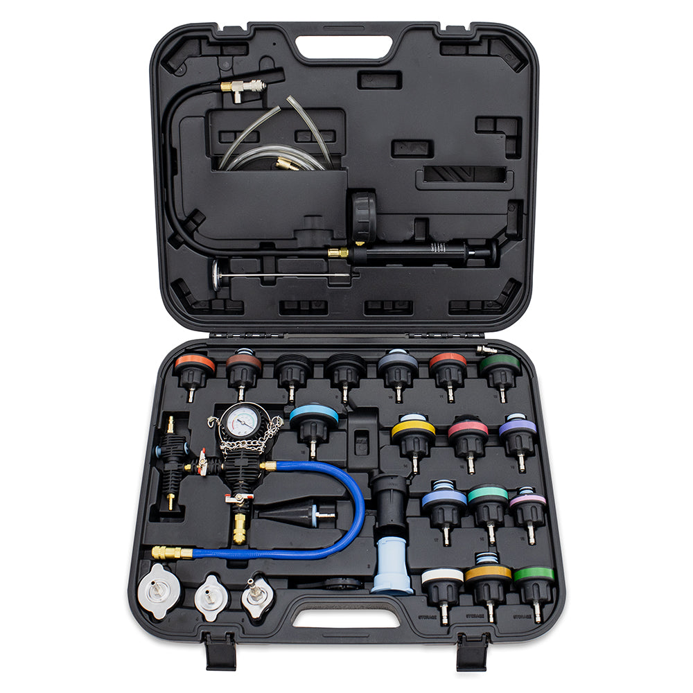 Mishimoto MMTL-CPT-28 Mishimoto 28-Piece Cooling System Pressure Tester and Vacuum Refill Kit  MMTL-CPT-28