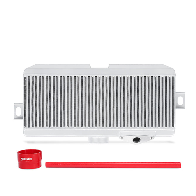 Mishimoto MMTMIC-STI-08SLRD Subaru WRX STI Performance TMIC Silver Cooler Red Hoses 2008-2021  MMTMIC-STI-08SLRD