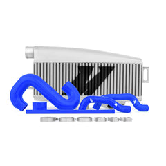 Mishimoto MMTMIC-WRX-01SLBL Subaru WRX/STI Perf. Top-Mount Intercooler Kit (silver w/ blue pipe) 2002-2007  MMTMIC-WRX-01SLBL