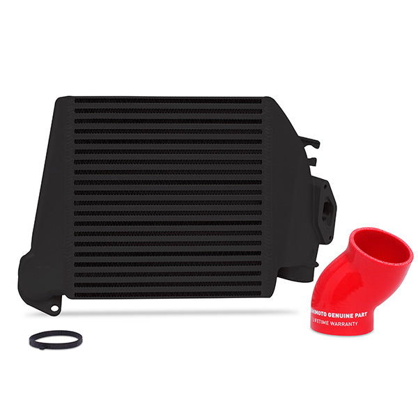 Mishimoto MMTMIC-WRX-08BKRD Subaru WRX 2008-2014 Top-Mount Intercooler2008-2015 Black Cooler Red Hoses  MMTMIC-WRX-08BKRD