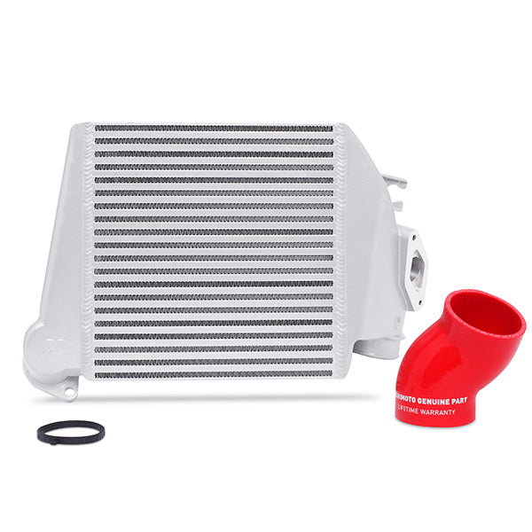 Mishimoto MMTMIC-WRX-08SLRD Subaru WRX 2008-2014 Top-Mount Intercooler Silver Cooler Red Hoses  MMTMIC-WRX-08SLRD